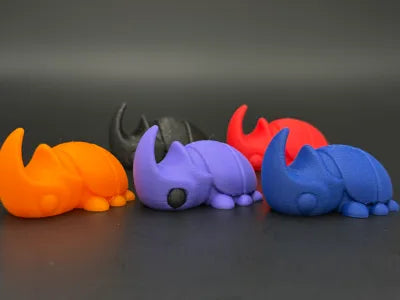 Scara the Rhino Beetle - Kawaii 3D Figurine