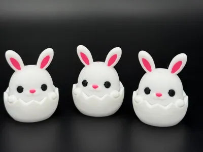 Coqui le Lapin de Pâques - Figurine 3D Kawaii