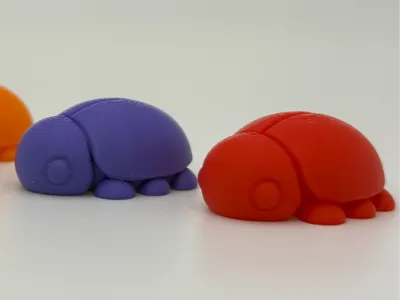 Käfer Émile – Kawaii 3D-Figur