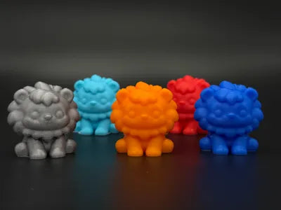 Leo der Löwe – Kawaii 3D-Figur